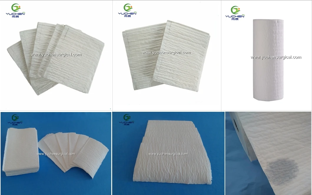 Disposable Surgical Reinforced Hand Paper Woodplup Towel with 4 Ply