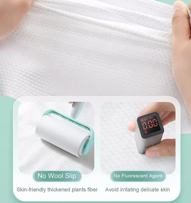 Spunlace Hydrophilic Breathable 100% Viscose Pet Viscose Spunlace Nonwoven Fabric for Compressed Towel