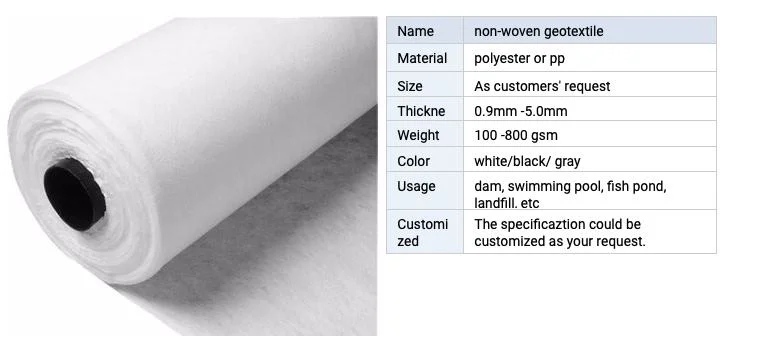 Polypropylene Non Woven Geotextile Fabric
