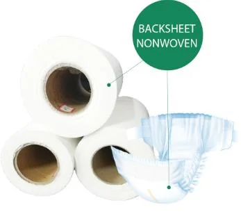 Raw Material Hydrophilic Nonwoven Fabric for Sanitary Napkin and Baby Diaper