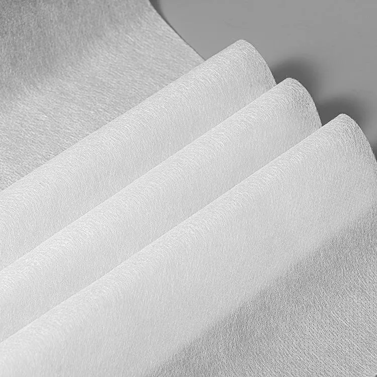 Hot Selling Ex-Factory Price Wipes Material Spunlace Nonwoven Fabric Rolls 50%Viscose Spunlace Polyester Non Woven Fabric