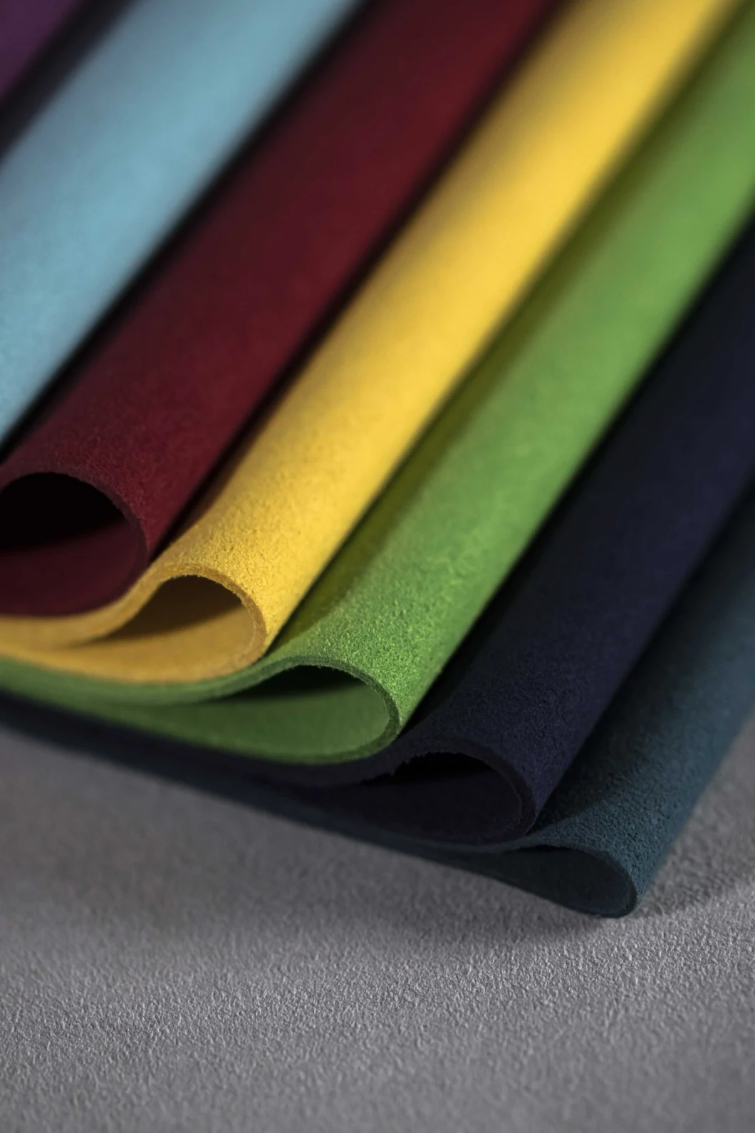 PU Nylon Fabric Suede Nonwoven High Quality Microfiber for Fashion Lady Handbags and Leather Goods
