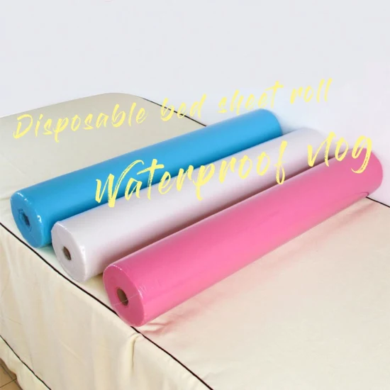PP PE Disposable Non Woven Waterproof Fitted Massage Table Bed Sheet (JQW10)