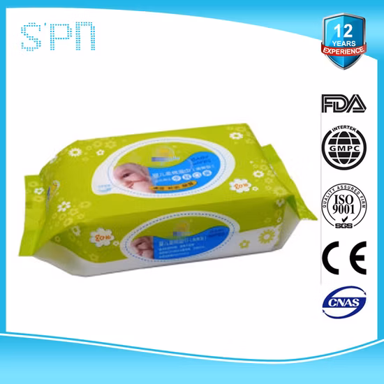 Nonwoven Paraben Free Aloe Vera Wet Wipes Polyester Disinfectant Soft Microfiber Fabric for Baby Wipes
