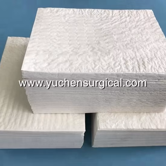 Disposable Surgical Reinforced Hand Paper Woodplup Towel with 4 Ply