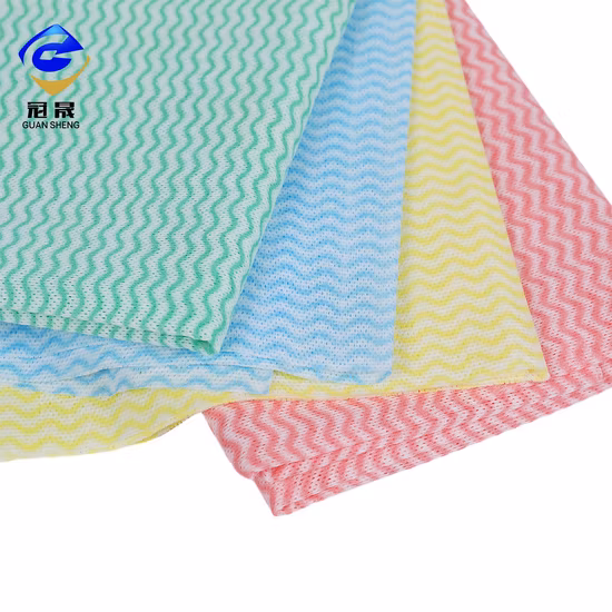 China Manufacture Supplier Polyester/Viscose Spunlace Nonwoven Fabric for Wipes